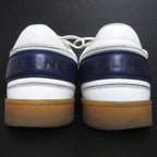 Celine Trainer Low Cut Sneakers Shoes 36 White Navy