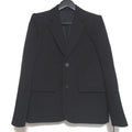 Balenciaga Power Shoulder Single Tailored Jacket 36 Black