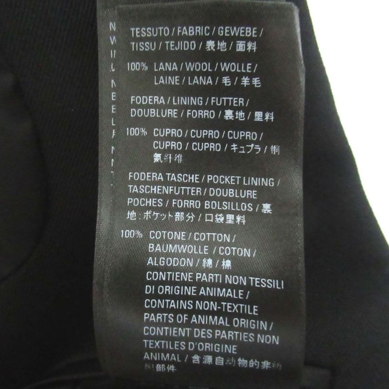 Balenciaga Power Shoulder Single Tailored Jacket 36 Black