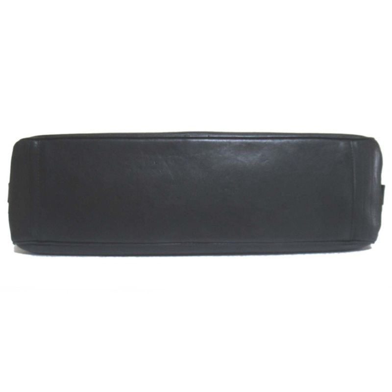 Dior Homme Leather Briefcase Business with PC Pocket Black
