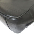 Dior Homme Leather Briefcase Business with PC Pocket Black