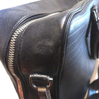 Dior Homme Leather Briefcase Business with PC Pocket Black