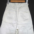 Celine Cleaned Era Triomphe Signature Wide Gaucho Denim Pants