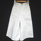 Celine Cleaned Era Triomphe Signature Wide Gaucho Denim Pants