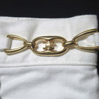 Celine Cleaned Era Triomphe Signature Wide Gaucho Denim Pants