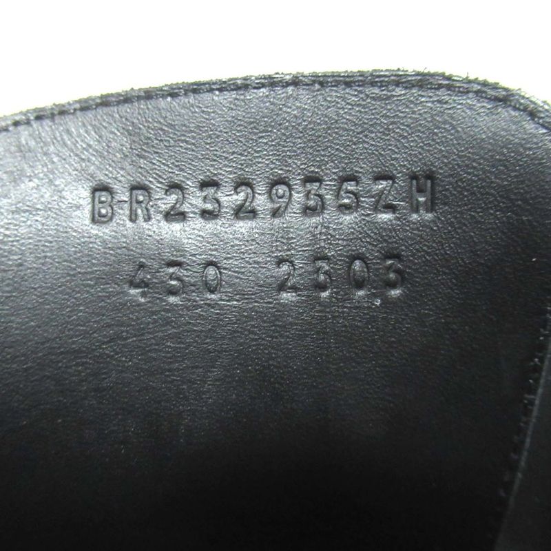 Hermes Happen Leather Single Monk Strap Derby Shoes 43