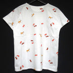 Hermes Kachina Print Short Sleeve T-Shirt 36 White