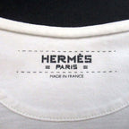 Hermes Kachina Print Short Sleeve T-Shirt 36 White