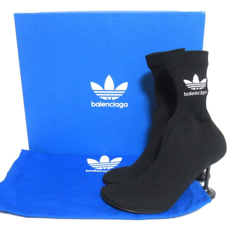 Balenciaga Adidas Collaboration Sock Bootie Knit Socks Short Boots