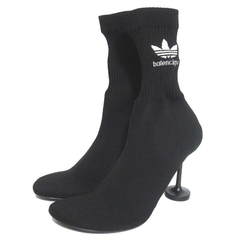Balenciaga Adidas Collaboration Sock Bootie Knit Socks Short Boots