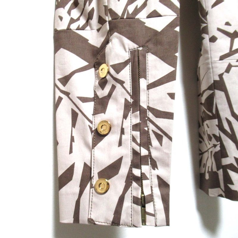 Gucci Digital Camo Pattern Belted Cargo Pants 40 Beige Brown
