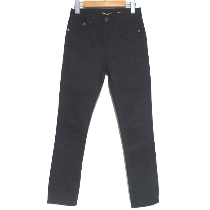 Saint Laurent Paris Skinny Jeans Denim Pants 155 Black
