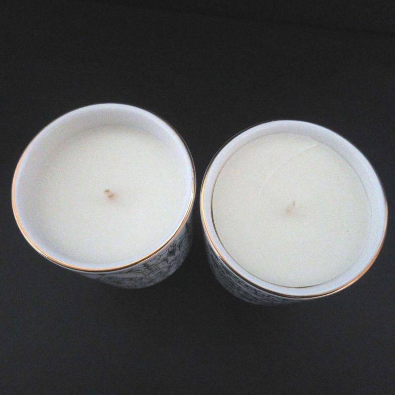 Dior Butterfly Around Candle Set of 2 White Hat