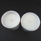 Dior Butterfly Around Candle Set of 2 White Hat