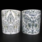 Dior Butterfly Around Candle Set of 2 White Hat
