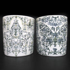 Dior Butterfly Around Candle Set of 2 White Hat