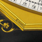 Hermes Scarf Silk Carre 90 Dies ET Hore Astrology Black