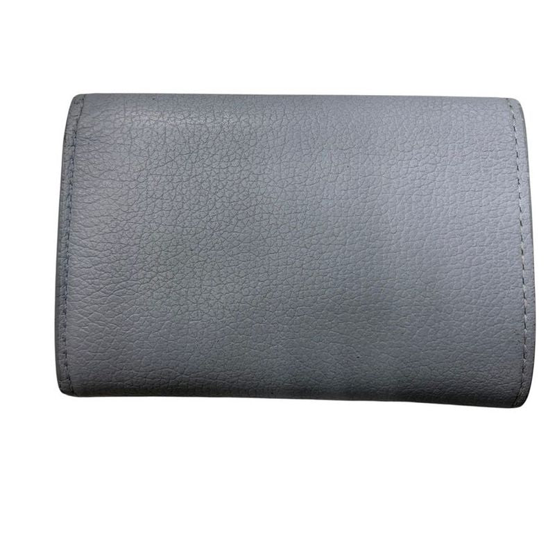 Louis Vuitton Portefeuille Lock Mini Trifold Wallet Blue Loose