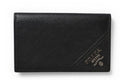 Prada Card Case Coin Business Holder Leather Nero Black