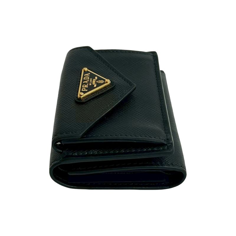 Prada Triangle Logo Saffiano Leather