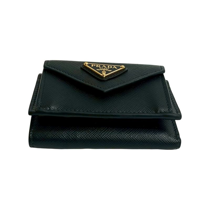Prada Triangle Logo Saffiano Leather