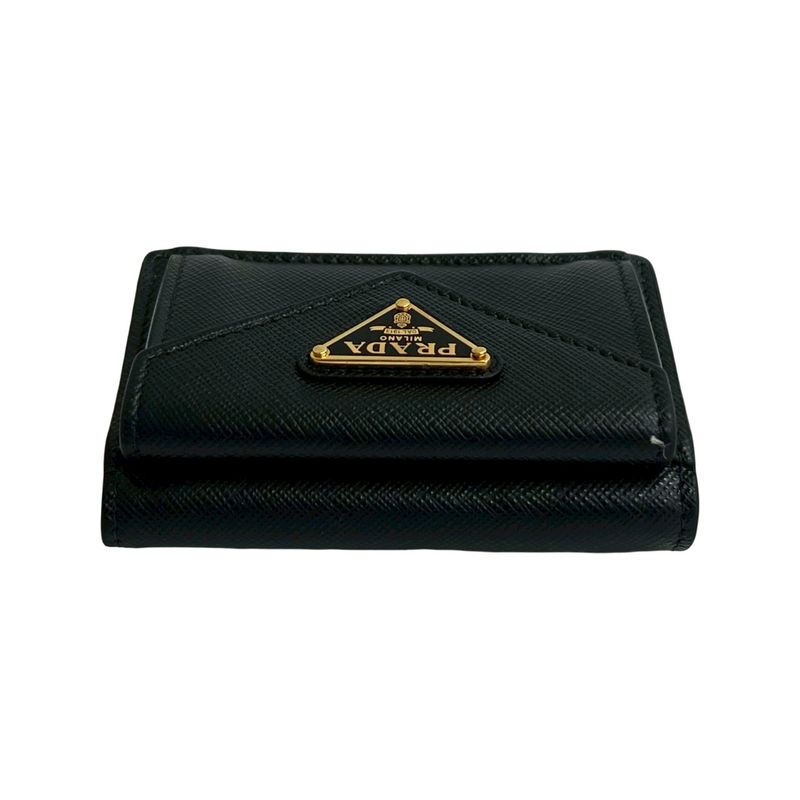 Prada Triangle Logo Saffiano Leather