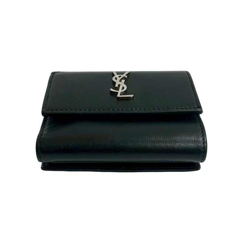 Saint Laurent Box Paris YSL Logo Leather