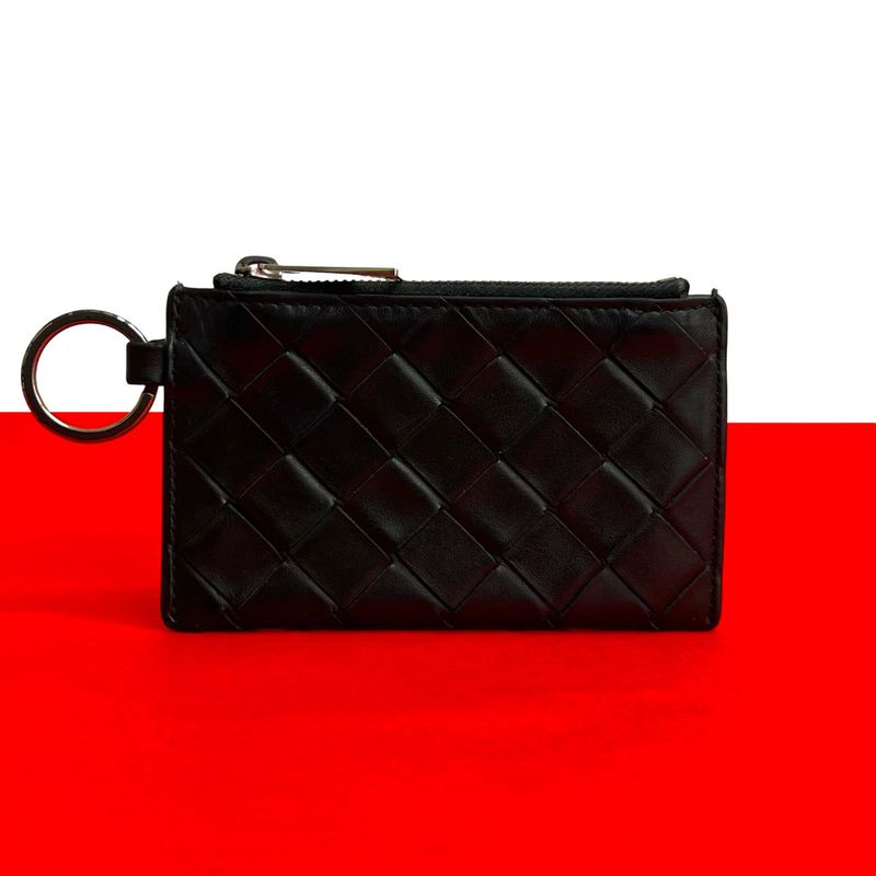Bottega Veneta Intrecciato Leather Coin Purse Mini