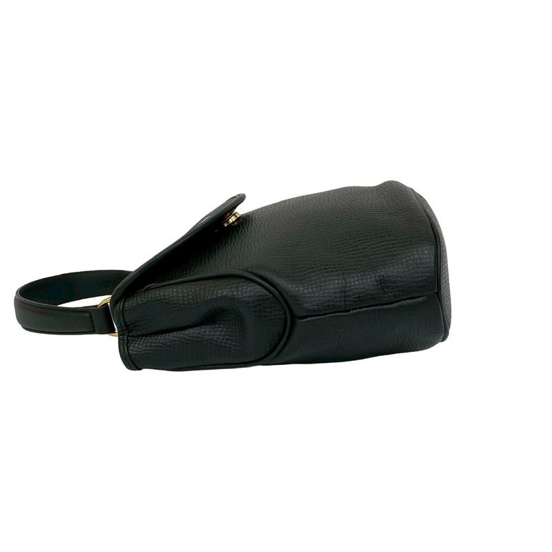 Dior Vintage CD Logo Leather Handbag Mini