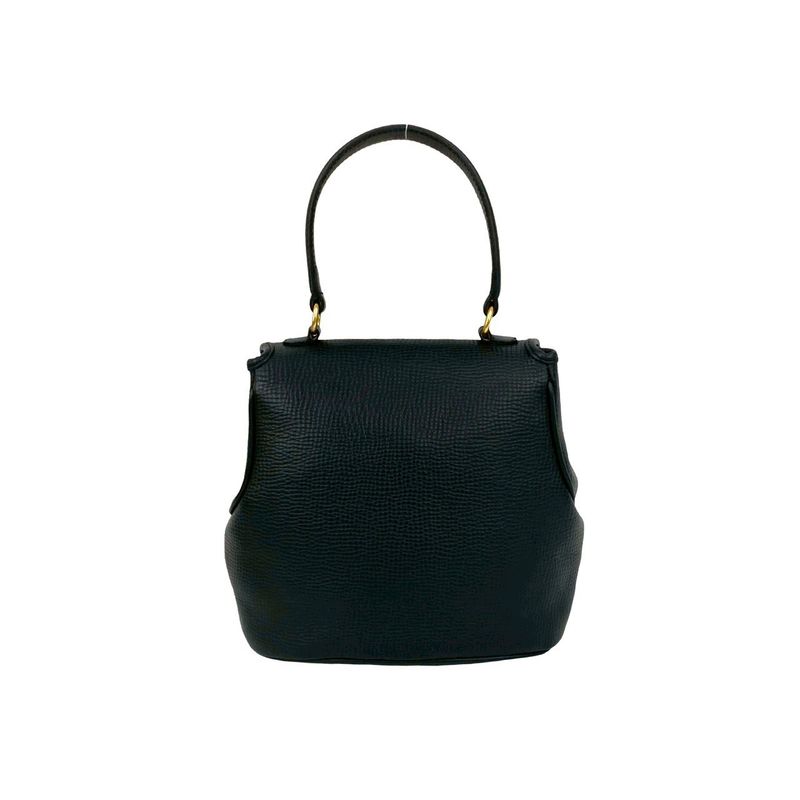 Dior Vintage CD Logo Leather Handbag Mini