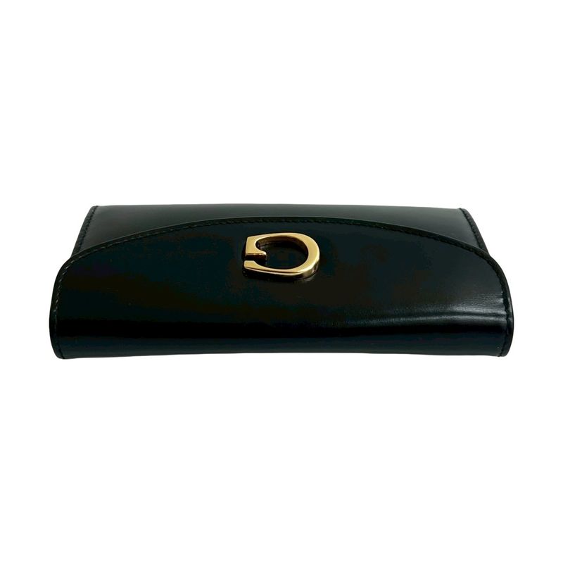 Gucci Logo Calf Leather Coin Pouch