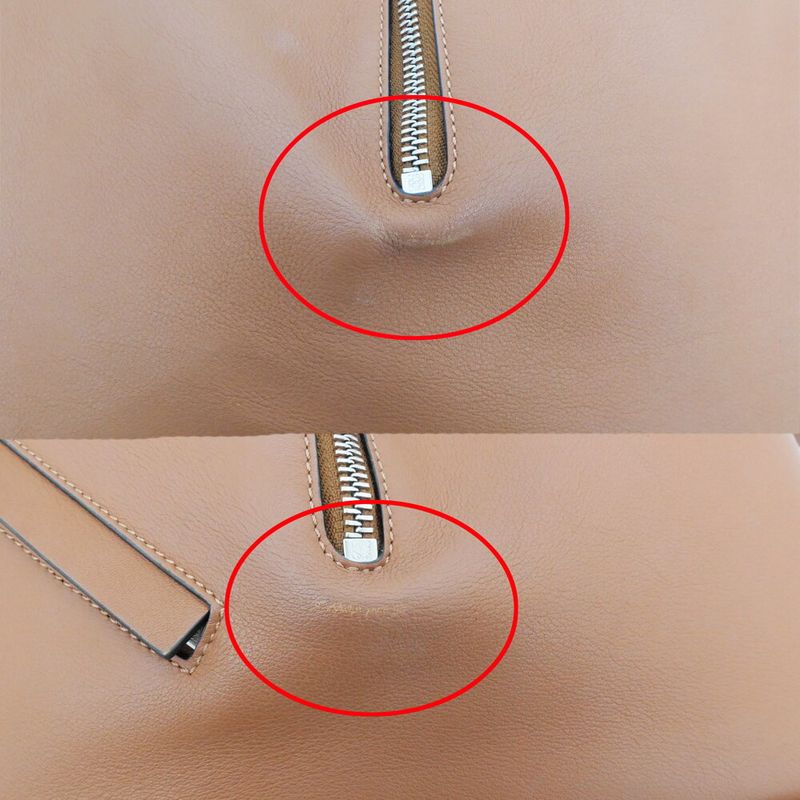 Loewe Hammock Bag Small 2-Way Brown Shoulder Hand Calf Leather