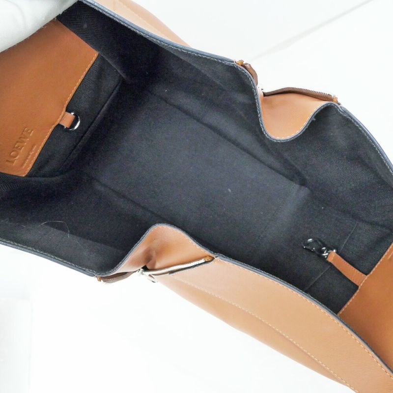 Loewe Hammock Bag Small 2-Way Brown Shoulder Hand Calf Leather