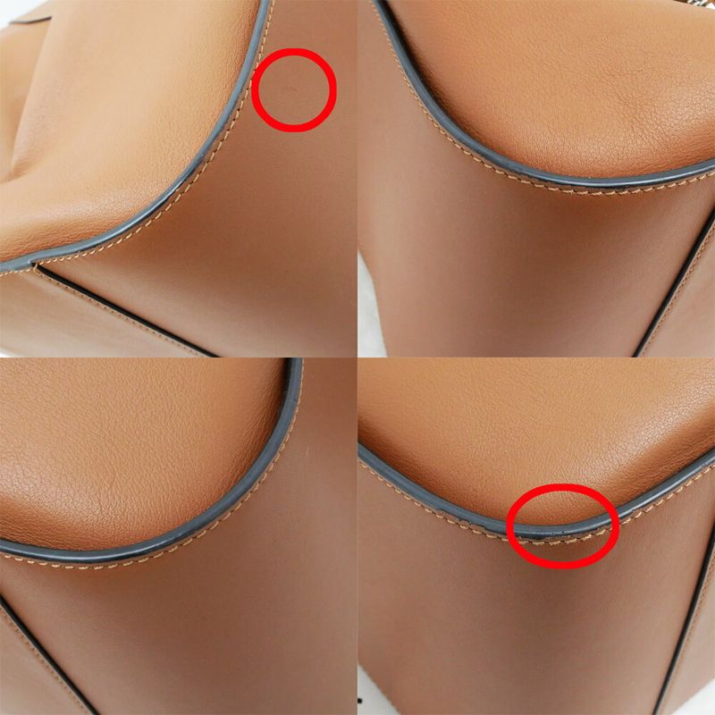 Loewe Hammock Bag Small 2-Way Brown Shoulder Hand Calf Leather