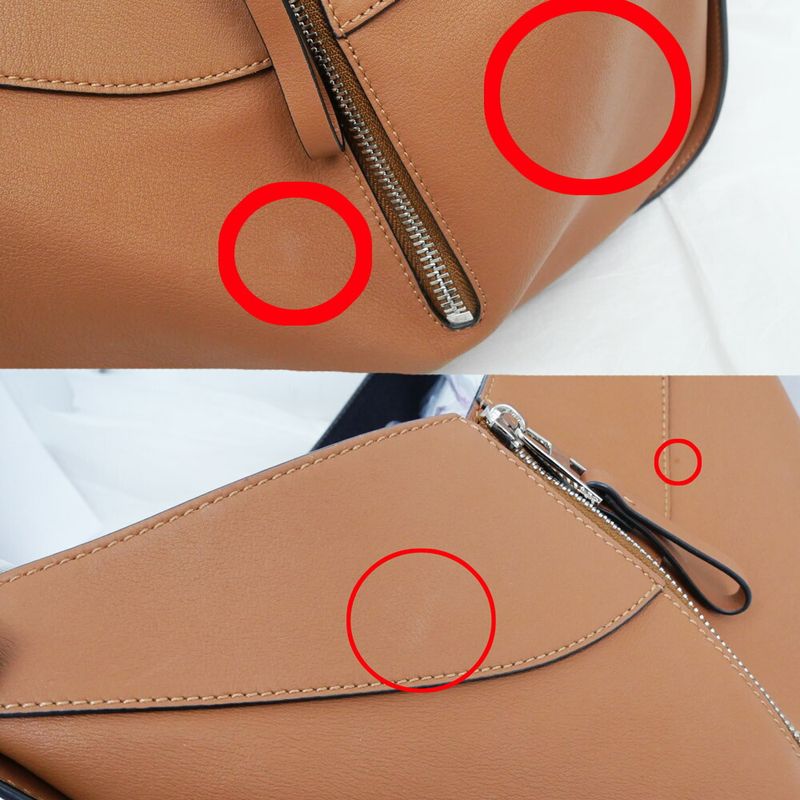 Loewe Hammock Bag Small 2-Way Brown Shoulder Hand Calf Leather