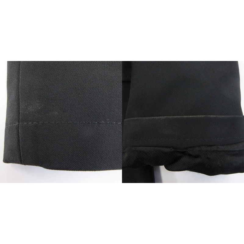 Prada Satin Jacket Coat Stretch 40 M Black