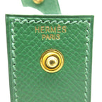 Hermes Chewing Gum Case Courchevel Vert Gold Shoulder Bag Veil