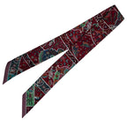 Hermes Twill Scarf Silk Au Pays Des Oiseaux Fleurs in the Land of Blooming