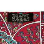 Hermes Twill Scarf Silk Au Pays Des Oiseaux Fleurs in the Land of Blooming