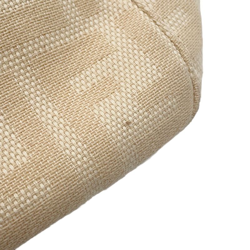 Fendi Mamma Bucket Zucca Pattern Canvas Shoulder Bag Beige Brown