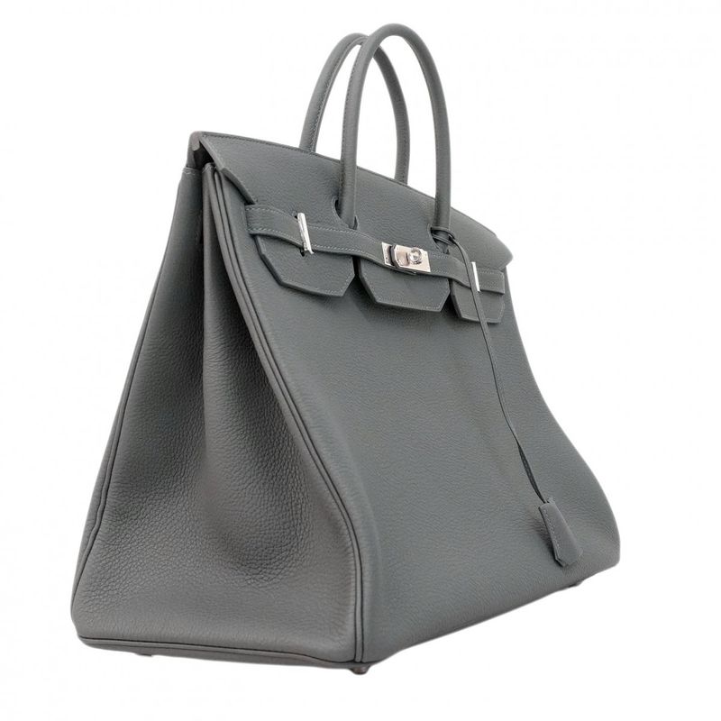 Hermes Handbag Birkin 40 Togo Grimeia Silver
