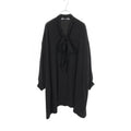 Balenciaga Dress Chiffon Bowtie Black Silk