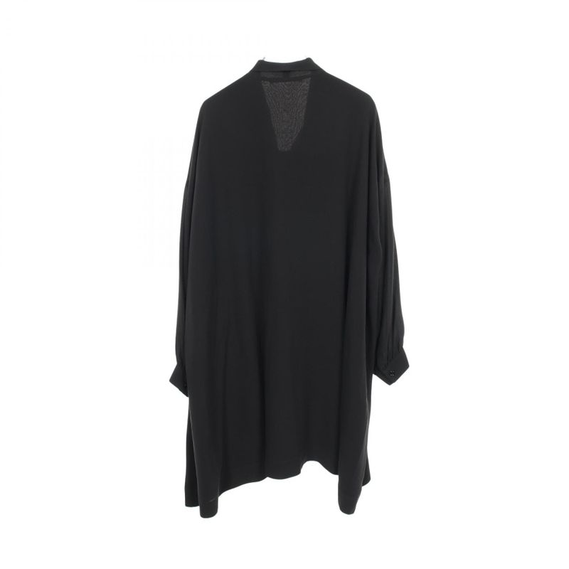 Balenciaga Dress Chiffon Bowtie Black Silk