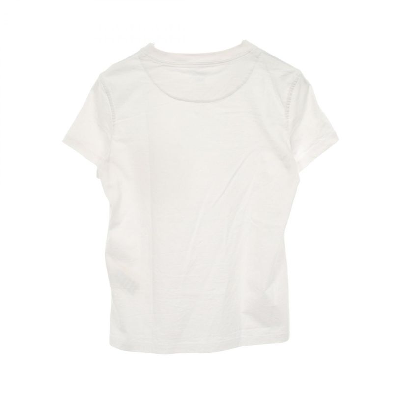 Hermes Short Sleeve T-Shirt Mosaic Embroidery Pocket Cotton