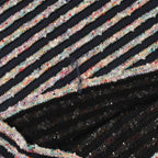 Chanel Dress Tweed Rayon Cotton Navy Multicolor