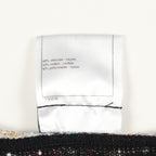 Chanel Dress Tweed Rayon Cotton Navy Multicolor