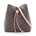 Louis Vuitton Shoulder Bag NeoNoe Rose Poodle Canvas Rose Poodle Brown Pink