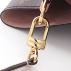 Louis Vuitton Shoulder Bag NeoNoe Rose Poodle Canvas Rose Poodle Brown Pink