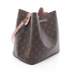 Louis Vuitton Shoulder Bag NeoNoe Rose Poodle Canvas Rose Poodle Brown Pink