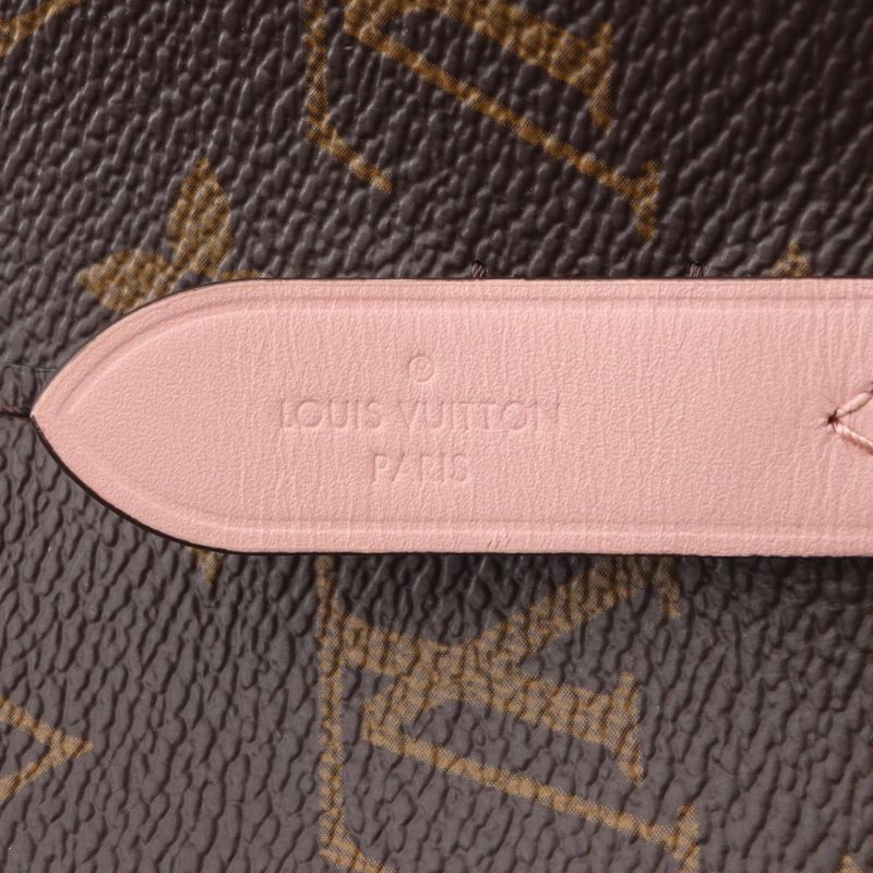 Louis Vuitton Shoulder Bag NeoNoe Rose Poodle Canvas Rose Poodle Brown Pink